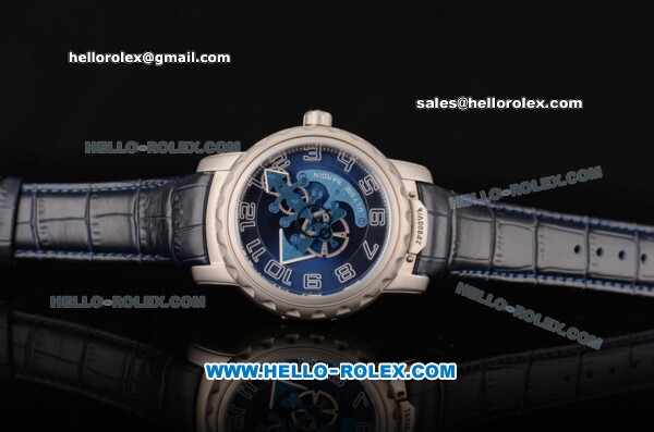 Ulysse Nardin Freak Asia ST22 Automatic Steel Case with Blue Dial and Numeral Markers - 7750 Coating - Click Image to Close